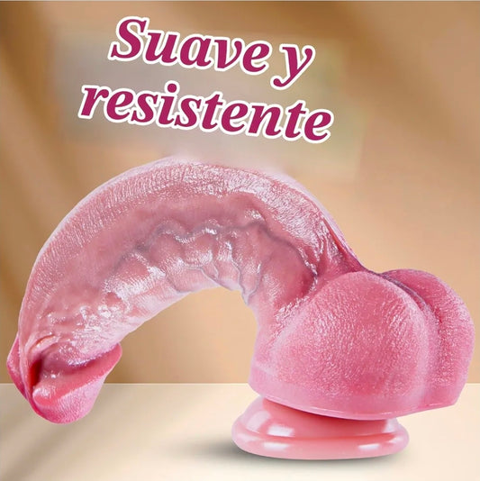Consolador Realista Grande XL de Silicona con Ventosa - 8.7"