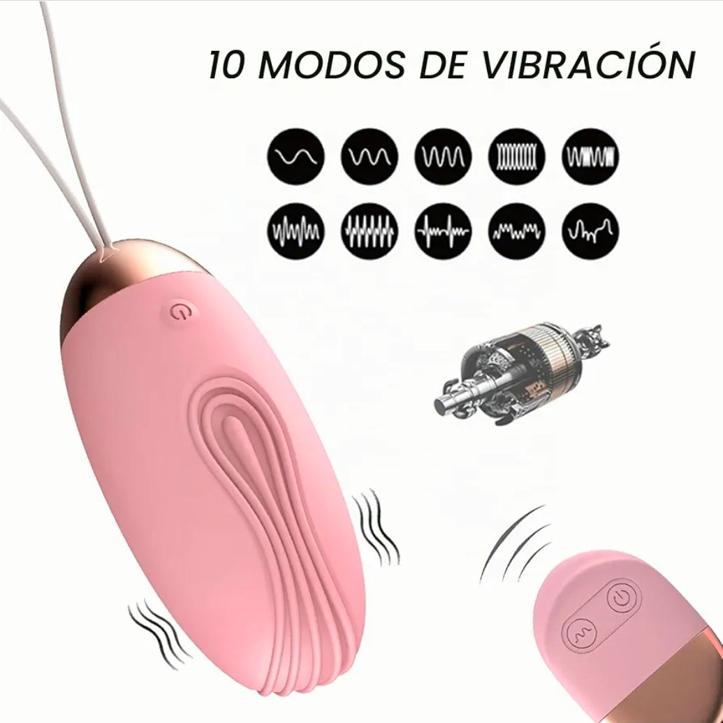 Huevo Vibrador con Control Remoto Jan Rosa | 10 Modos