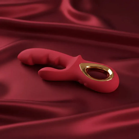 Conejito Estimulador Vaginal y Clitoridiano Placer Infinito - Silicona Terciopelo