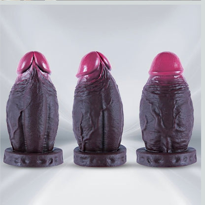 Consolador Pequeño y Grueso de Silicona con Ventosa - 12.7 cm