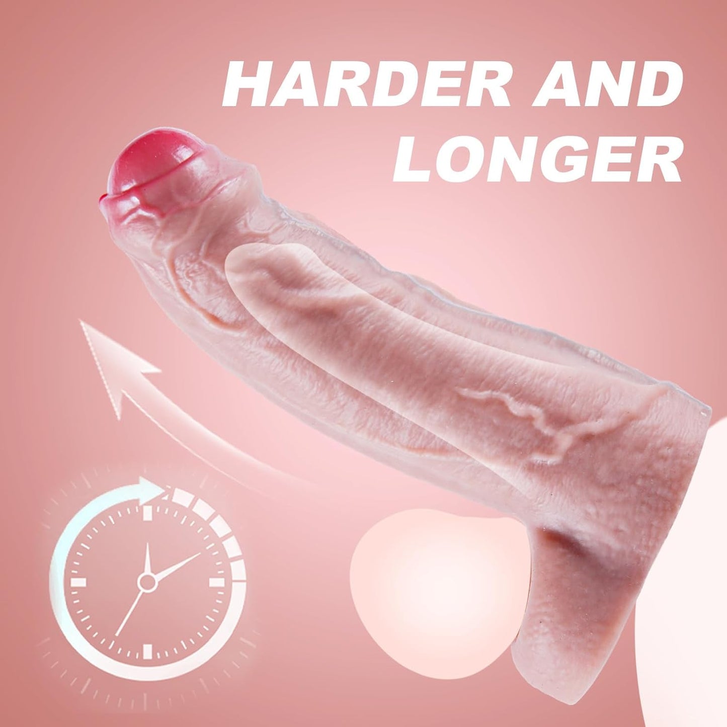 Funda Extensora Realista para Hombre – Aumenta Tamaño, Grosor y Rendimiento