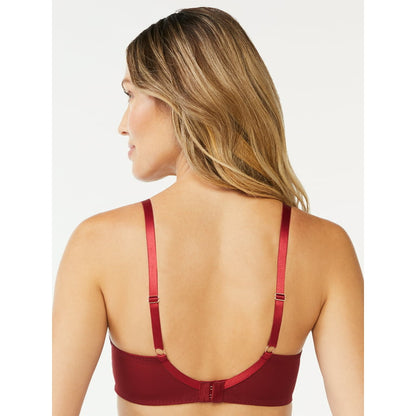 Brasier de encaje transparente con pestañas finas, parte de la colección Sofia Intimates, diseñado para mujeres que buscan sensualidad y elegancia.