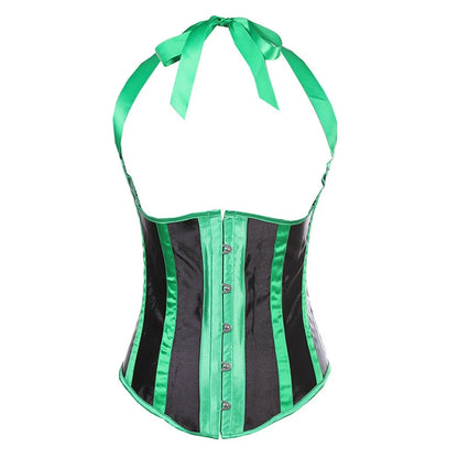 Este bustier verde combina estilo fetish con elegancia, perfecto para elevar tu erotismo.