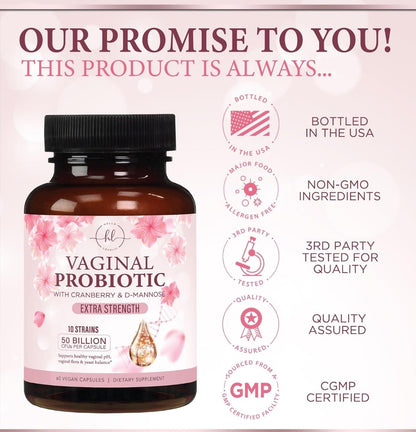 SweetBloom – Probiótico Femenino con Arándano y D-Manosa.