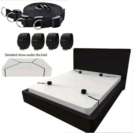 Kit de Ataduras para la Cama – Inmoviliza y Desata tus Fantasías - La Jugueteria Erotika