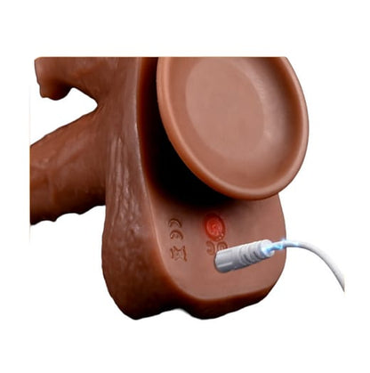 Consolador Vibrador con Lengüeta y Efecto Calor 360° con Control Remoto