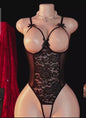 Body Teddy Lencería Encaje Negro Sexy Talla M