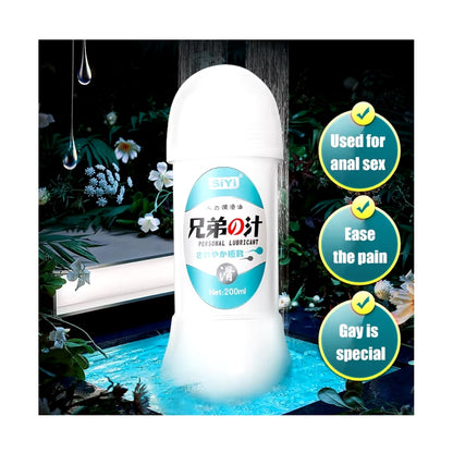 Lubricante Tipo Semen a Base de Agua con Dosificador de Pipeta - 200ml
