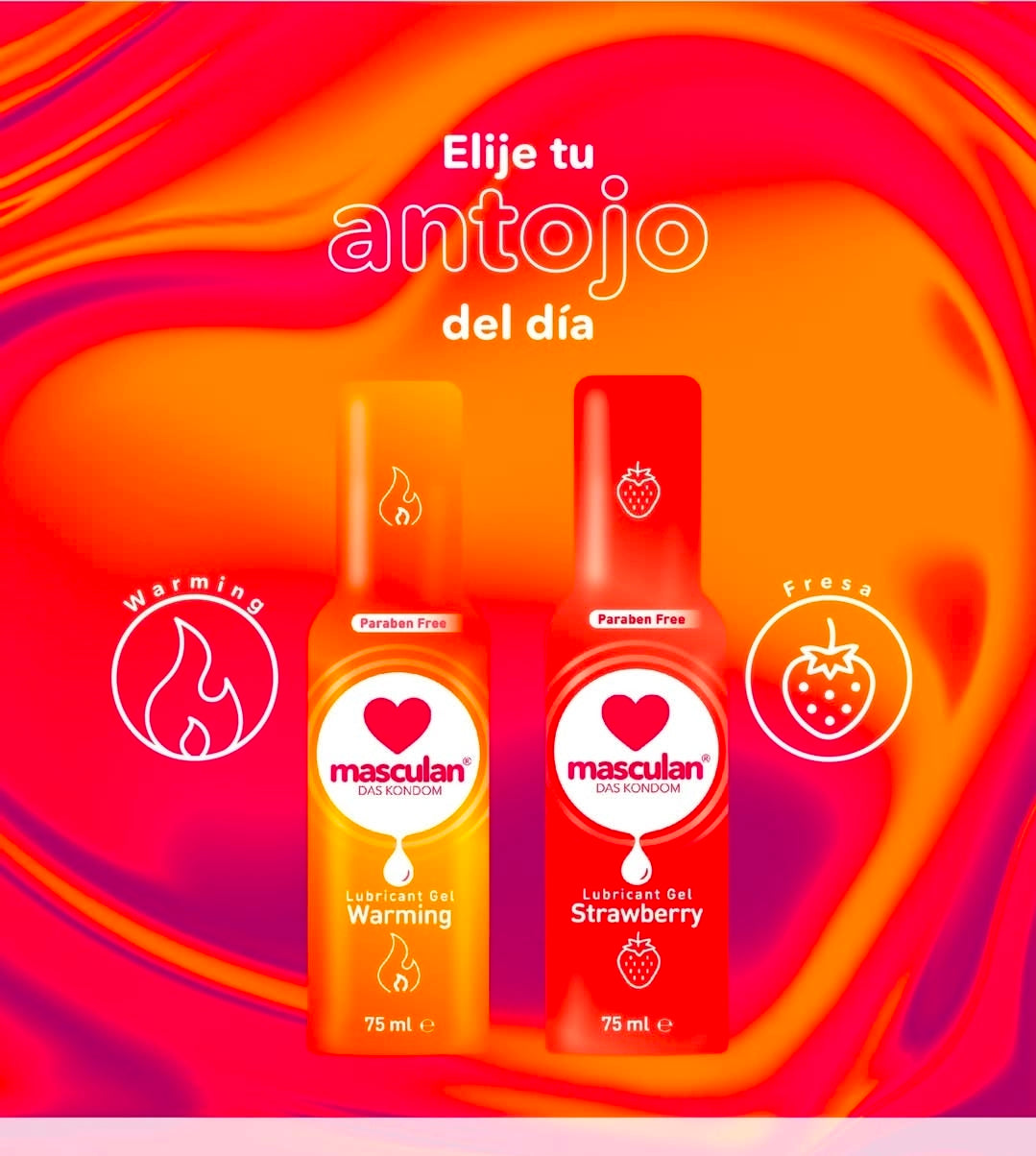 Gel Lubricante Masculan WARMING Efecto Calor 75ml