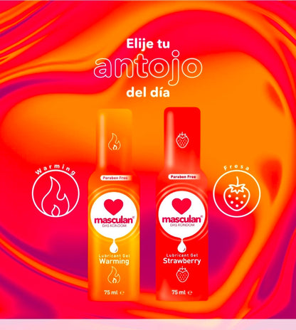 Gel Lubricante Masculan WARMING Efecto Calor 75ml