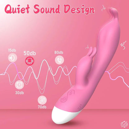 Vibrador Rabbit y Punto G Yaffa (12 Modos) | Doble Estimulación