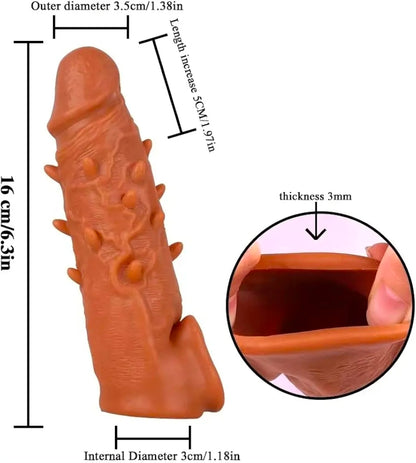 Funda Realista Extensora de Pene