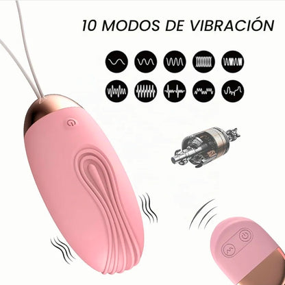Huevo Vibrador con Control Remoto Jan Rosa | 10 Modos