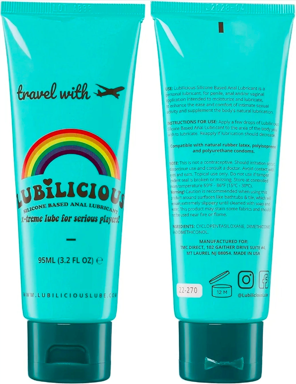 Lubilicious  Lubricante Anal Silicona _Larga Duracion
