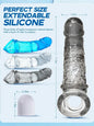 Funda Extensora de Pene Vibratoria Utimi 4 -1 con App