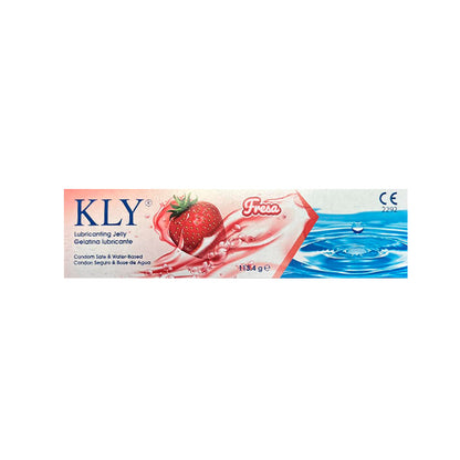 Lubricante KLY Sabor Fresa 82g | Base de Agua
