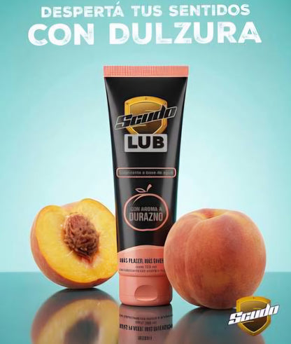 Lubricante Scudo Melocotón / Durazno 120 ml | Base de Agua
