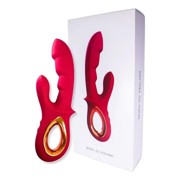 Conejito Estimulador Vaginal y Clitoridiano Placer Infinito - Silicona Terciopelo