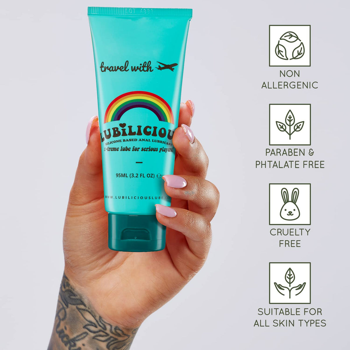 Lubilicious  Lubricante Anal Silicona _Larga Duracion