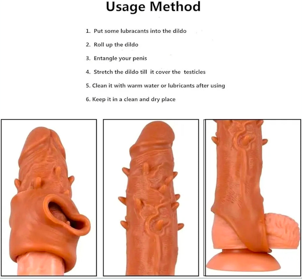 Funda Realista Extensora de Pene