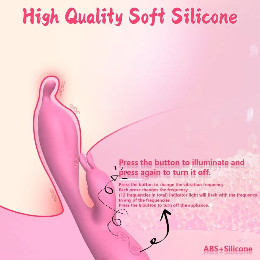 Vibrador Rabbit y Punto G Yaffa (12 Modos) | Doble Estimulación