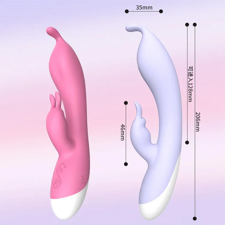 Vibrador Rabbit y Punto G Yaffa (12 Modos) | Doble Estimulación