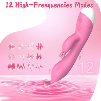 Vibrador Rabbit y Punto G Yaffa (12 Modos) | Doble Estimulación
