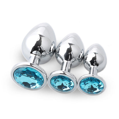 Plug Anal de Acero con Joya - Dilatador