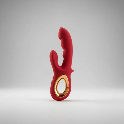 Conejito Estimulador Vaginal y Clitoridiano Placer Infinito - Silicona Terciopelo
