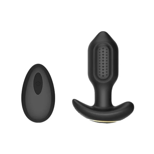 PowerPulse Plug – Entrenador Vibratorio de 10 Modos con Control Remoto