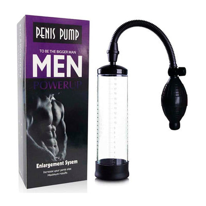 La bomba de succión para pene aumenta el grosor y la longitud al instante, ayudando a lograr erecciones más firmes y duraderas.