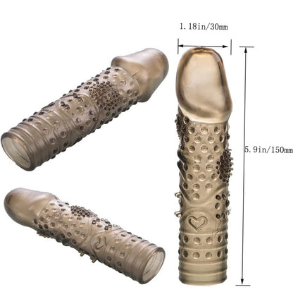 Seductios Sleeve es la opción ideal para hombres que desean más grosor, longitud y placer durante el sexo, sin perder el contacto visual.