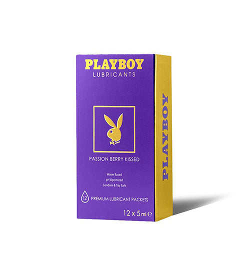 Lubricante Playboy Berry (12 Sobres 5 ml) | Sabor Jugoso